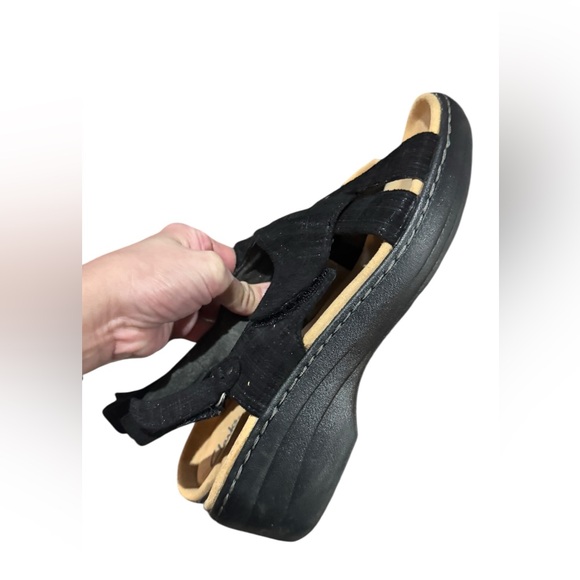 Clarks Women's Merliah Echo Black Interest Slingback Sandal US 9 - Picture 6 of 8